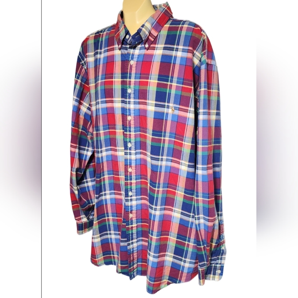 Ralph Lauren Plaid Button-Down Shirt